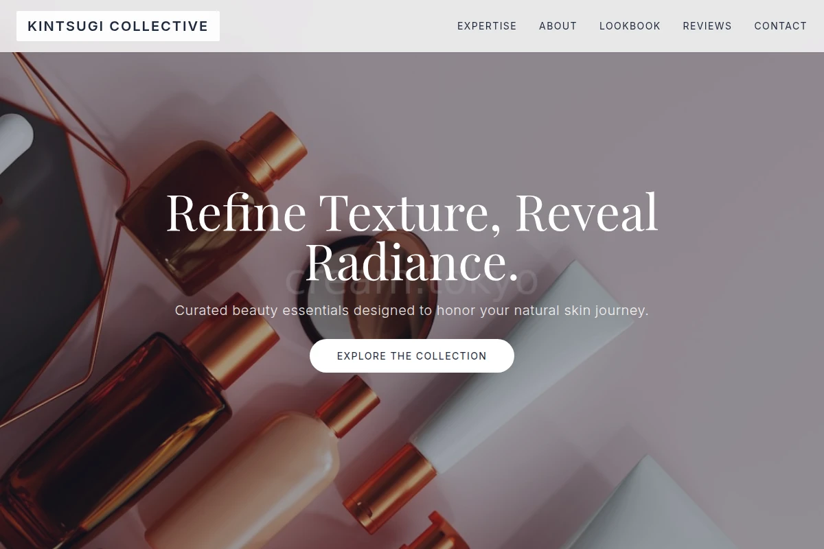 Minimalist Cosmetics Beauty Supply Store